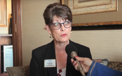Dr.Patti HillVice President at Lions Club InternationalIn conversation with Global Forum for Media and Development’s anchorSamar Sheashaa during her visit to Egypt